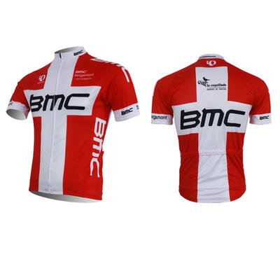 Bmc Short Sleeve Cycling Jersey And Short Bib Pants-cycling Clothing