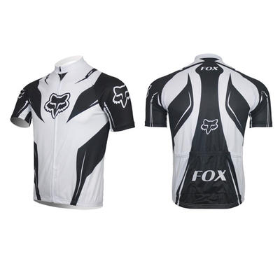 Fox Short Sleeve Cycling Jersey And Short Bib Pants-cycling Clothing