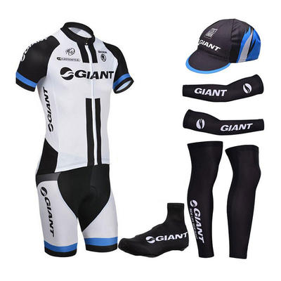 Giant Cycling Jersey+bib Shorts+cycling Cap-arm Sleeve-leg Sleeve-shoe