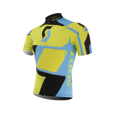 Scott Short Sleeve Cycling Jersey And Short Bib Pants-cycling Clothin